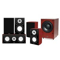 Fluance XL Series 5.1 High Performance Compact Home Theater Surround Sound Speaker System with DB150 Powered Subwoofer