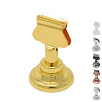 Gray Bunny Place Card Holder, 12 Pack, Gold, Table Cardholder Tabletop Menu Holder Harp-Clip Number Holder Recipe Holder Reserved Card Holder, for Restaurants, Weddings, Banquets