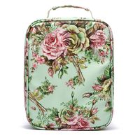 YOUNGCOL Colored Pencil Case Slot - Pens Holder Pencil Organizer Storage for Watercolor Pens Markers,Green Flower