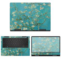 decalrus - Protective Decal Floral Skin Sticker for Dell Inspiron i7386 / 7386 (13.3" Screen) case Cover wrap DEinspiron13_I7386-230