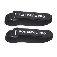 DJI Mavic Pro Fastener, iKNOWTECH 2 PCS Propeller Motor Holder Strap Prop Blade Stabilizer Protector for Drone DJI Mavic Pro Accessories Transport Protection (Black)
