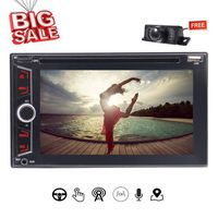 Three Types of UI Car Stereo Radio Bluetooth GPS Player MP3 USB SD Card 6.2 Inch DVD CD Player in Dash Autoradio with Capacitive Touch Screen Wireless Remote Control + Free 8GB Map Card/Backup Ca