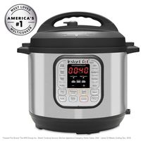 Instant Pot DUO80 8 Qt  7-in-1 Multi- Use Programmable Pressure Cooker, Slow Cooker, Rice Cooker, Steamer, Sauté, Yogurt Maker and Warmer
