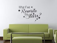 REDIN STORE The Greatest Showman Inspired What if we rewrite The Stars Wall Sticker Contemporary Vinyl Decal Musical Made in USA - Fast delivery