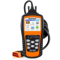 NEXPEAK OBD2 Scanner Orange-Black Color Display with Battery Test Function, 2.8" Car Diagnostic Scan Tool Vehicle Check Engine Light Analyzer