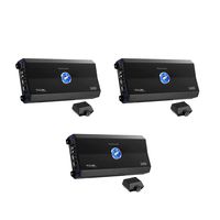 Planet Audio 2400W 4 Channel Full Range Class A/B MOSFET Amplifier (3 Pack)