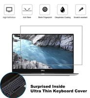 2 Pack Matte Anti-Glare Screen Protector for 2020 2019 New Dell XPS 13 9380 13.3" Laptop with Surprise Keyboard Skin, Help for Your Eyes Reduce Fatigue