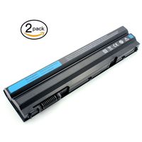LTech 11.1V 5200mAh 6cell New Laptop Battery for Dell Latitude E6420 E6430 E5420 E5430 E5520 E5530 E6530 Compatible P/N: 2P2MJ T54FJ 12-1325 312-1165 M5Y0X PRV1Y (2 Pack)
