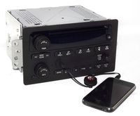 1 Factory Radio AM FM CD Player w Aux Input Compatible With 2005-09 Chevrolet GMC Truck 15850275