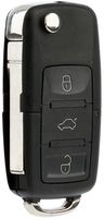 KeylessOption Keyless Entry Remote Control Car Flip Key Fob Replacement for HLO1J0959753AM, HLO1J0959753DC