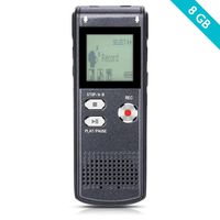 SONGLANG Digital Voice Recorder 8GB USB Voice Recorder with Double Microphone Metal Body A-B Repeat dictaphone Voice Recorder Mini Voice Recorder for Interview, Meetings, Class