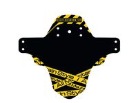 All Mountain Style AMSMG1TXYW Front Mudguard - Protects You and Your Bike from Waste and Dirt, Toxic/Yellow