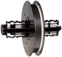 Brady B30C-4000-569-BK 100' Length x 4" Width, B-569 Hi-Performance Polyester, Black BBP31 Low-Halide Tape