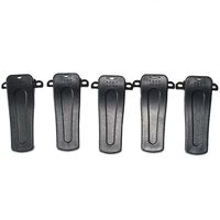 GoodQbuy 5PCS Replacement Radio Belt Clip Clamp Clinch Hook Bracket for Baofeng Two Way Radio H777 BF-666S BF-777S BF-888S BF-999S