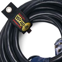 Heavy-Duty Wrap-It Storage Straps, 22" (2 Pack) - Hook and Loop Organizer Hanger for Extension Cords, Cables, Hoses, Rope and More for Garage, Home, Shop, Boat and RV Organization