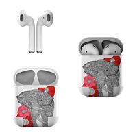 Skin Decals for Apple AirPods - The Elephant - Sticker Wrap Fits 1st and 2nd Generation