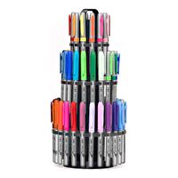 BIC Intensity Permanent Marker Tower, Fine and Ultra Fine, Assorted Colors, 54-Count