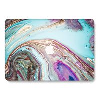 One Micron Compatible MacBook 12 Inch Case Plastic Pattern Hard Case Shell Compatible MacBook 12 Inch with Retina Display(Model: A1534)-Blue Purple Marble#1