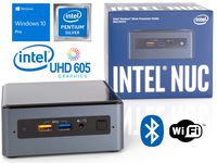 Intel NUC NUC7PJYH Mini PC, Intel Pentium Silver J5005 Upto 2.8GHz, 16GB RAM, 512GB SSD, HDMI, Card Reader, Wi-Fi, Bluetooth, Windows 10 Pro