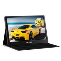 11.6 Inch Portable Gaming Monitor szoon 1920×1080 Full HD Computer Display IPS Screen Type-C and Mini HDMI Input for PS3 PS4 Xbox Raspberry Pi Laptop PC MAC, Include Smart Case