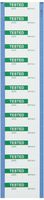 Brady WOX-38 Permanent Polyester Quality Control Labels , Green On White,  1.500" x 0.625"  (38.100 Mm x 15.880 Mm),  Legend "Tested"  (14 Per Card,  1 Card Per Package)