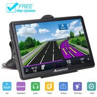 GPS Navigation 7 inch HD Universal GPS Smart Voice Reminder 8 GB ROM 256 MB Global Navigation Satellite System - Newest Map + Lifetime Free Updates