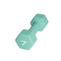 CAP Barbell Neoprene Dumbbell Weights, 7 Pound, Teal, Single
