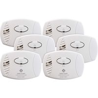 First Alert Carbon Monoxide Detector, Battery Operated, 6-Pack, CO400