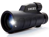 SMIZZE 12X50 High Power Deluxe Monocular Telescope Waterproof Fogproof Shockproof with One Hand Quick Focus Durable Compact Monoculars for Bird-Watching Hunting Concerts Travel Wildlife Hiking