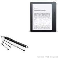 Amazon Kindle Oasis Stylus Pen, BoxWave [EverTouch Capacitive Stylus] Fiber Tip Capacitive Stylus Pen for Amazon Kindle Oasis - Jet Black