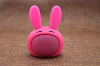 Elite Bluetooth Portable Wireless Speaker, Cute Pink Bunny Bluetooth Speaker