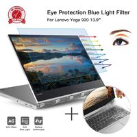 CaseBuy Anti-Glare Screen Protector Blue Light Filter for Lenovo Yoga 920 13.9" / Yoga 6 Pro Touchscreen Laptop + Keyboard Cover Ultra Thin TPU Protective Skin Accessories for Yoga 920 Model