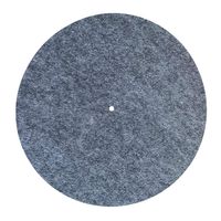 lehaha 3MM Thick Anti-Static Felt Platter Turntable Mat Anti-Vibration Slipmat Audiophile for LP Vinyl Record Players