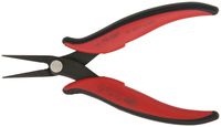Hakko CHP PN-2007 Long-Nose Pliers, Flat Nose, Flat Outside Edge, Serrated Jaws, 32mm Jaw Length, 3mm Nose Width, 3mm Thick Steel