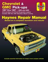 Chevy & GMC 4.3L V6 & V8 Pick-ups (67-87) & Suburban, Blazer & Jimmy (67-91) Haynes Repair Manual (Does not include info on diesel engine or GMC 305 cu.in. V6 gasoline engines.)