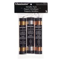Xyron Glaminator Transfer Foil, Rolls, Metallic, 3 Pack (628133)