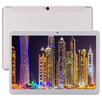 10 Inch Android Tablet 4G LTE Phablet - 10.1" Tablets Android 8.0, Deca-Core Processor, 2.8GHz, 6GB RAM, 64GB Storage, 1920x1200 HD IPS Screen,Dual SIM Dual Camera, WiFi, GPS, Google Play (Silver)