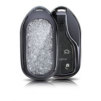 YUWATON Car Remote Key Cover for Maserati Panamera Quattroporte Ghibli GT GC Keys Case Key Cover Decoration(A Style)