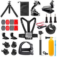 Neewer 28-in-1 Action Camera Accessory Kit for GoPro Hero 7/6/5/4/3+/3/2/1 Black Sliver Fusion/AKASO Brave 4/5, V50 Pro, EK5000, EK7000, EK7000 Plus/SJCAM/DBPOWER/APEMAN and More for Outdoor Sports
