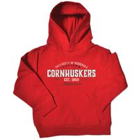 NCAA Nebraska Cornhuskers Toddler Pullover Hood, 2 Toddler, Red