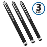 Carlson Surveyor 2 Stylus Pen, BoxWave® [Capacitive Stylus (3-Pack)] Stylus Pen Multi Pack for Carlson Surveyor 2 - Jet Black
