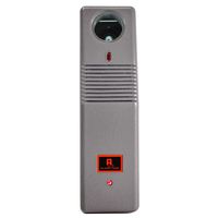 Alarm Lock Pilfergard 95 Decibel Dual Piezo Siren Surface Mount Door Alarm, 9V Battery, Metallic Silver Finish