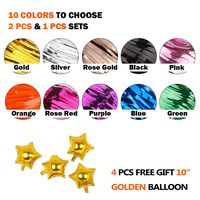 CAhomer Foil Fringe Curtain Metallic Backdrop Party Background Curtains Perfect for Weddings, Birthday, Decorations & New Years Fringe Accessory Champagne Supplies (Rose Red, Pack of 2)