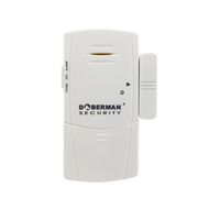 Doberman Security Ultra-Slim Design, Dual Trigger Technology Security Alarm, White (SE-0101CW)