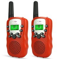 DIMY Best Toys for 4-5 Year Old Girls, Walkie Talkies for Kids Toys for 3-12 Year Old Girls Birthday Gifts for Girls Age 4-8 Orange DJ84