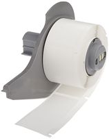 Brady M71-21-499 Nylon Cloth BMP71 Labels , White (100 Labels per Roll, 1 Roll per Package)