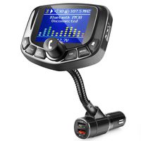 ZEEPORTE Bluetooth FM Transmitter for Car, 1.8" Color Screen Wireless Bluetooth FM Radio Adapter QC3.0 Qucik Charger with EQ Mode, 3 USB Ports, 4 Music Playing, Hands-Free Calls, TF Card, AUX Output -