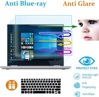 2 Pack Anti Blue Light Anti Glare Screen Protector Fit Lenovo Yoga 730 2-in-1 13.3" Touch-Screen Laptop with Gift Keyboard Cover, Eyes Protection Filter Reduces Eye Strain Help You Sleep Better
