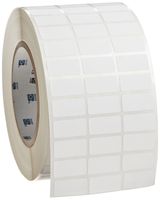 Brady THT-5-449-10 1" Width x 0.5" Height, B-449 Removable Polypropylene, Matte Finish White Thermal Transfer Printable Label (10000 per Roll)