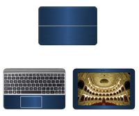 decalrus - Protective Decal for Asus Transformer Mini T103HA (10.1" Screen) Laptop Blue Texture Brushed Aluminum Skin Skins Decal for case Cover wrap BAasusTransformerbkT103haBlue